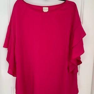 Chico’s lightweight top- bright pink